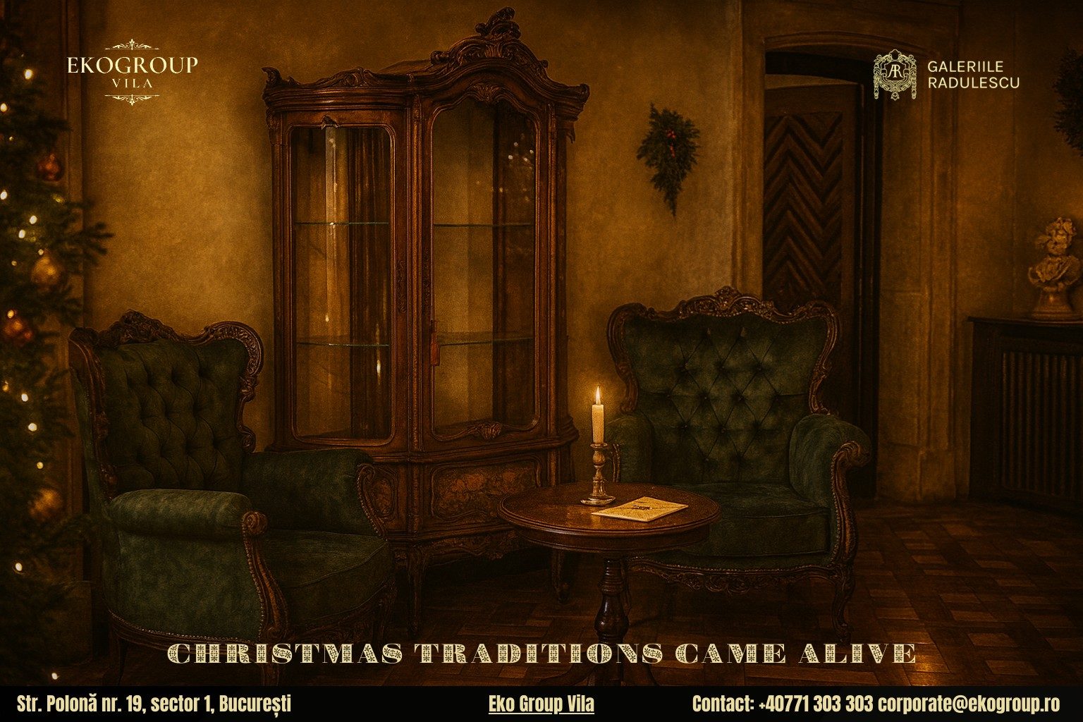 Crăciunul în România: Eleganța și farmecul sărbătorilor de iarnă în anii ’30 la Eko Group Vila 8 Crăciunul în România: Eleganța și farmecul sărbătorilor de iarnă în anii ’30 la Eko Group Vila